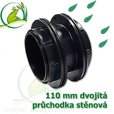 dvojitá přiruba stěnová, fóliová 110 mm