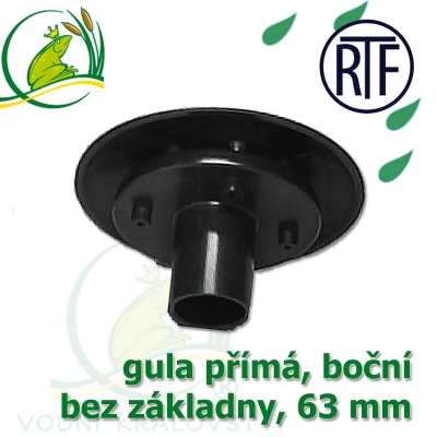 spodní sání gula přimá RTF, 63 mm bez základny