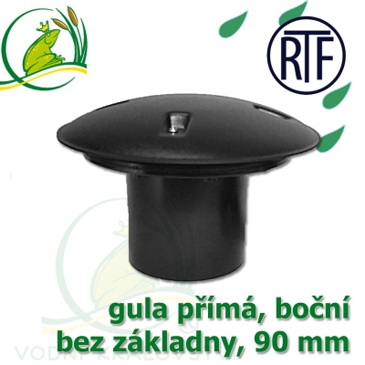 spodní sání gula přimá RTF, 90 mm bez základny