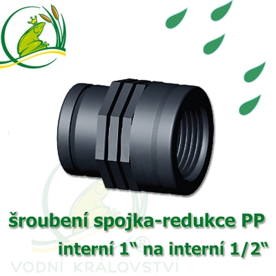 redukce PP, interní 1" na interní 1/2"