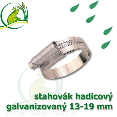 Stahovák pozink, velikost 13-19 mm, šíře 9,5 cm