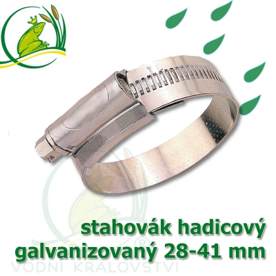 Stahovák pozink "UK made", velikost 28-41 mm, šíře 12 mm