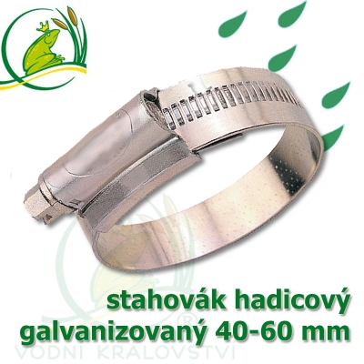 Stahovák pozink "UK made", velikost 44-60 mm, šíře 12 mm