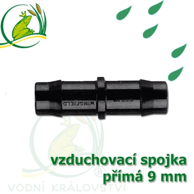 Spojka přimá PP 9-10 mm vzduchovací, hadičková