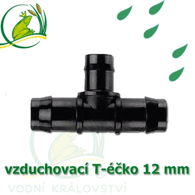 Spojka T-éčko PP 12-13 mm vzduchovací, hadičková