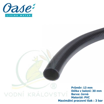 Vrapová hadice černá 1/2" - Spiral hose black 1/2"