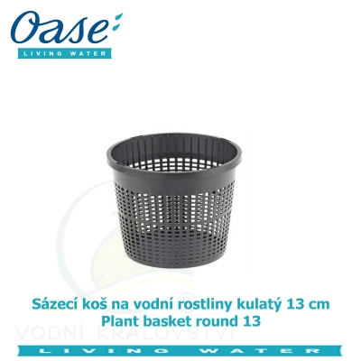 Koš na vodní rostliny kulatý 13cm - Plant basket round 13