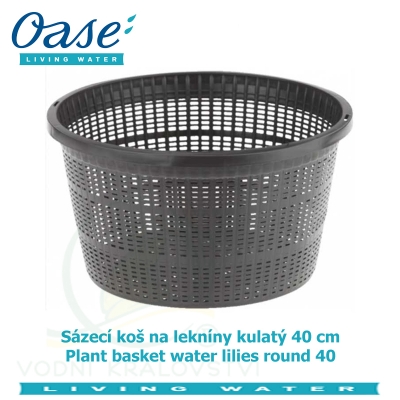 Koš na lekníny kulatý 40cm - Plant basket water lilies round 40
