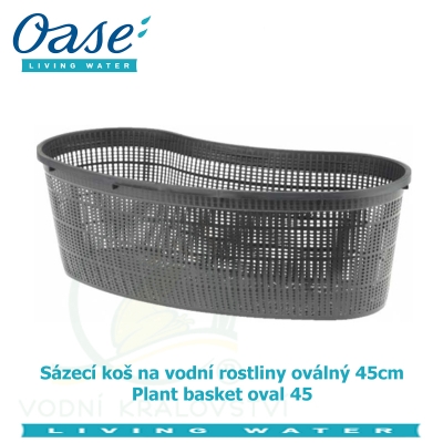 Koš na vodní rostliny oválný 45cm - Plant basket oval 45