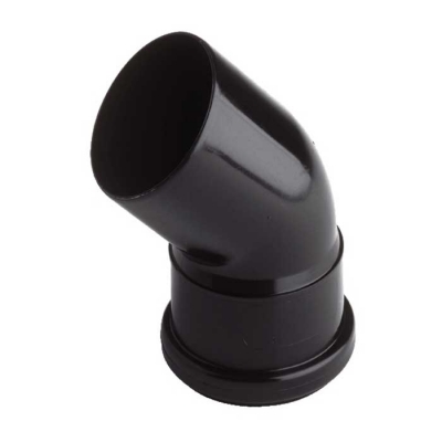 Connection elbow black DN50/45° - Spojovací koleno 50/45°