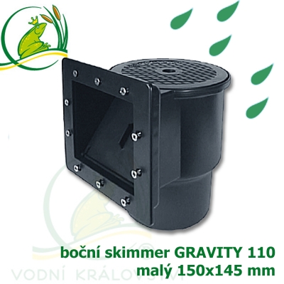 boční skimmer malý gravitační verze