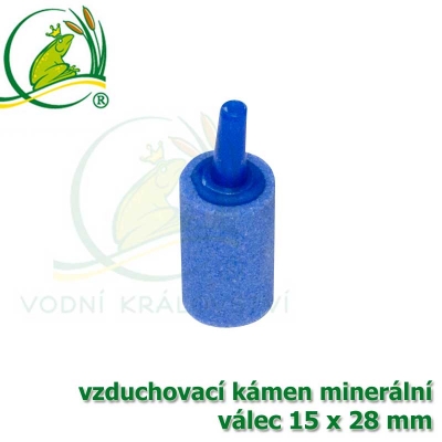 Vzduchovací kámen minerální, válec 15x28 mm, napojení na 4-6 mm