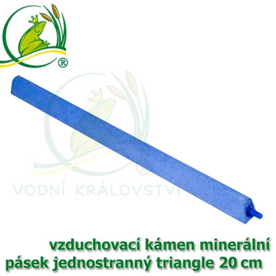 Vzduchovací kámen minerální, triangle, délka 20 cm, napojení na 4-6 mm