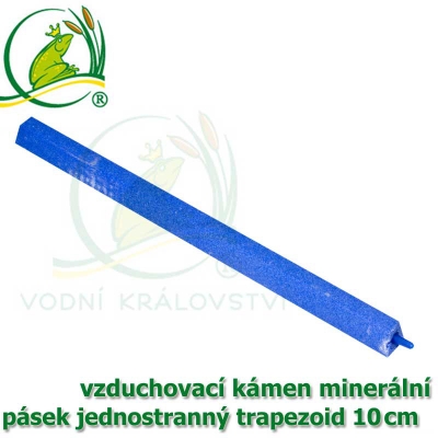 Vzduchovací kámen minerální, trapezoid, délka 10 cm, napojení na 4-6 mm