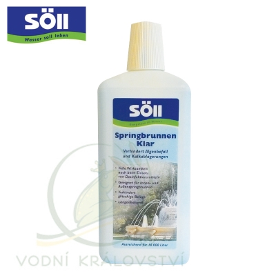 SÖLL SpringbrunnenKlar - Přípravek proti zelenání vody ve fontánách a umělých nádržích
