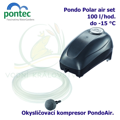 Pontec PondoPolar Air, ochrana proti zamrznutí, kompresor 100 l/hod. + plovák