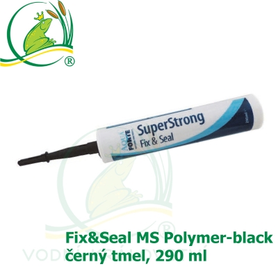 Fix&Seal MS Polymer-black, černý tmel, 290 ml