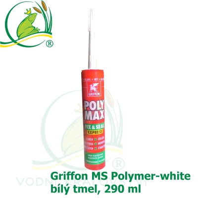 Griffon MS Polymer-white, bílý tmel, 290 ml