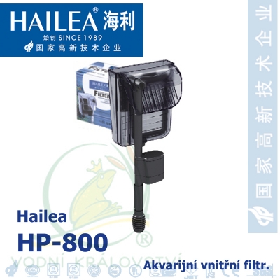 Akvarijní vnější filtr Hailea HP-800, 800 litrů/hod, max. výtlak 0,45 m