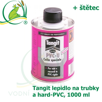 Tangit lepidlo na trubky a hard - PVC, 1000 ml + štětec