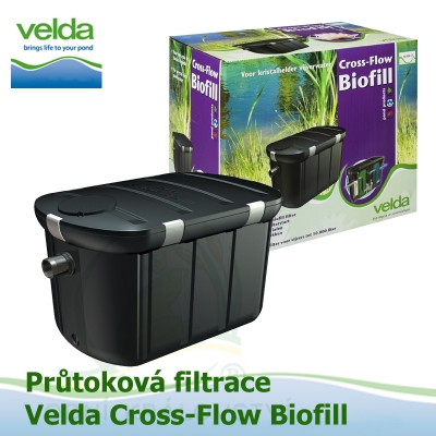 Průtoková filtrace Velda Cross-Flow Biofill, pro jezírka do 10 m3