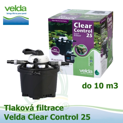 Tlaková filtrace Velda Clear Control 25, pro jezírka do 10 m3