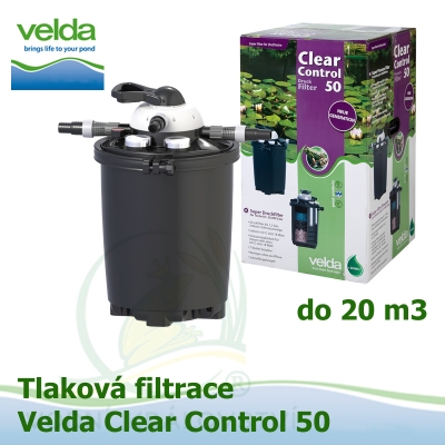 Tlaková filtrace Velda Clear Control 50, pro jezírka do 20 m3