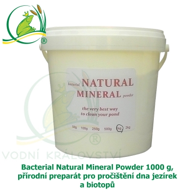 Bact. Natural Mineral Powder 1000 g, přírodní preparát pro pročištění dna jezírek a biotopů