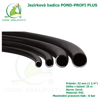 Jezírková hadice POND-PROFI PLUS 32 mm (1 1/4"), role 25 m