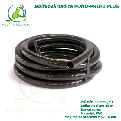 Hadice POND-PROFI PLUS 20 mm (3/4"), cena za 1 metr 69 Kč, při odběru celého balení 25 metrů