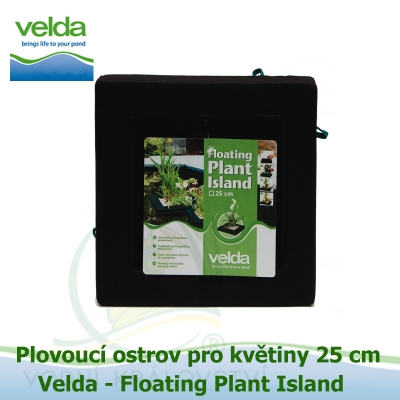 Plovoucí ostrov pro květiny čtvercový 25cm - Velda Floating Plant Island 25