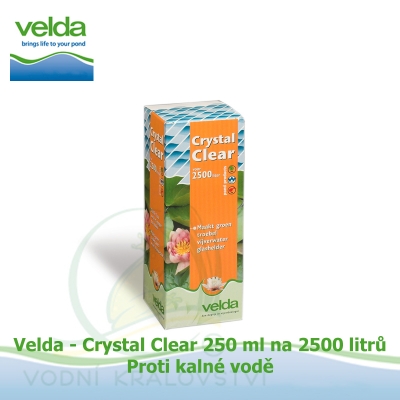 Bio-Crystal Clear 250 ml na 2500 litrů - proti kalné a nazelenalé vodě, biologicky odbouratelný flukolant
