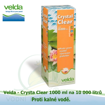 Crystal Clear 1000 ml na 10 000 litrů - proti zelené a kalné vodě