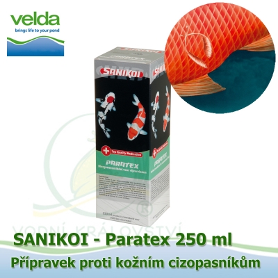 SaniKoi Paratex 250 ml, proti kožním cizopasníkům