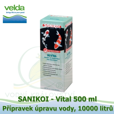 SaniKoi Vital 500 ml, úprava vody, na 10000 litrů
