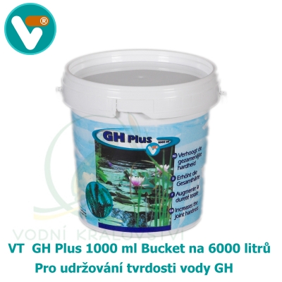 VT GH Plus 1000 ml Bucket na 6000 litrů, přípravek pro trvalé zvýšení tvrdosti vody v jezírku