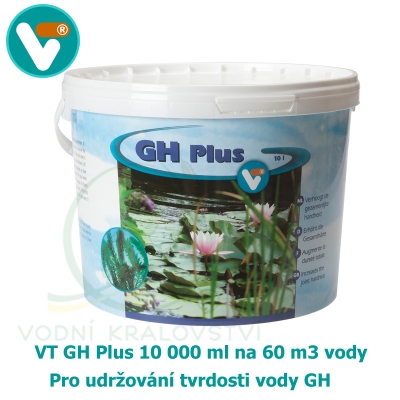 VT GH Plus 10000 ml na 60000 litrů, přípravek pro zvýšení tvrdosti vody v jezírku.