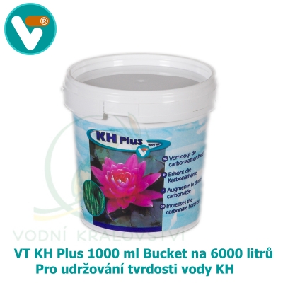 VT KH Plus 1000 ml Bucket na 6000 litrů, přípravek pro zvýšení tvrdosti vody v jezírku
