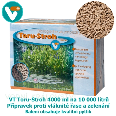 VT Toru-Stroh 4000 ml na 10 000 litrů, přípravek proti vláknité řase a zelenání vody