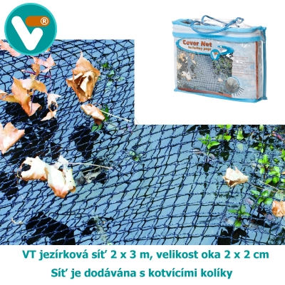 VT jezírková síť 2 x 3 m, velikost oka 20 x 20 mm