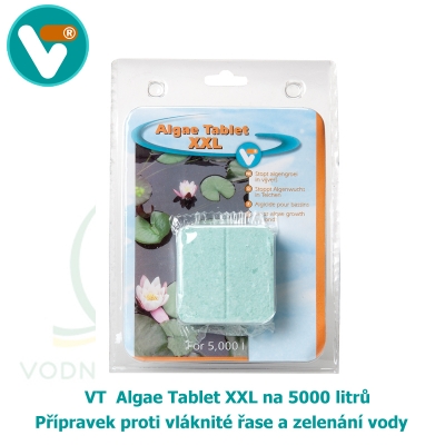 VT  Algae Tablet XXL na 5000 litrů, přípravek proti vláknité řase a zelenání vody