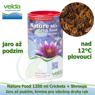 Nature Food 1250 ml Crickets + Shrimps