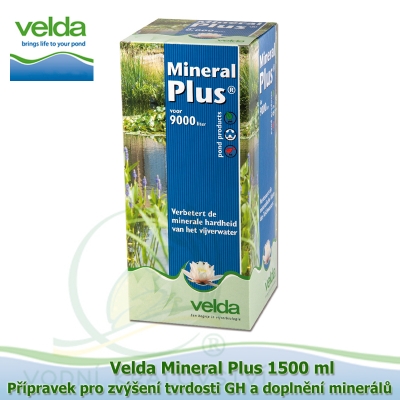 Mineral Plus 1500 ml, pro zvýšení tvrdosti GH a doplnění minerálů