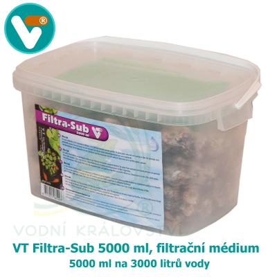 VT  Filter Lava 5000 ml, filtrační médium