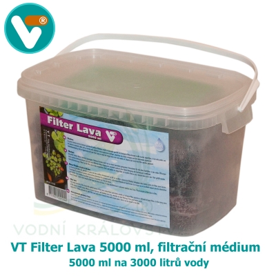 VT Filter Lava 5000 ml, filtrační médium