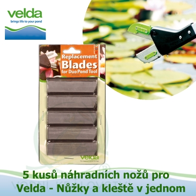 Náhradní nože 5 kusů pro Velda - Duo Pond Tool