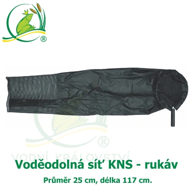 Voděodolná síť - rukáv KNS, průměr 25 cm, délka 117 cm