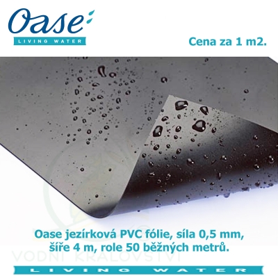 Oase jezírková PVC fólie 0,5 mm 4 m x 50 m, cena za 1m2