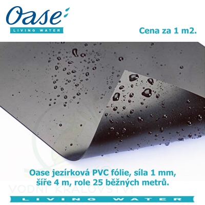 Oase jezírková PVC fólie 1,0 mm 4 m x 25 m, cena za 1m2