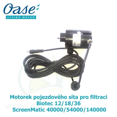 Motorek pojezdového síta pro filtraci Biotec 12/18/36 - ScreenMatic 40000/54000/140000